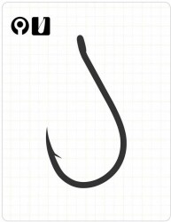 1108 CHINU W/RING #2 GALVANİZ 9P - FUDOHOOKS