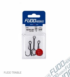 2209 FUDO TREBLE #2/0 UV 3P - FUDOHOOKS