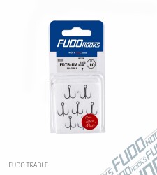 2209 FUDO TREBLE #10 UV 7P - FUDOHOOKS