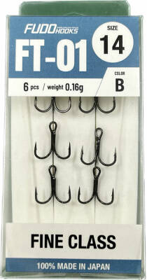 2231 FUDO TREBLE FINE CLASS #8 BLACK NIKEL 7P - 1