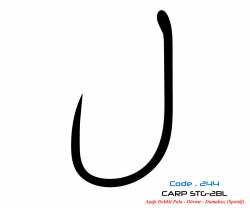 2441 CARP STG-2 DAMAKSIZ #4 BLACK NIKEL 9P - FUDOHOOKS