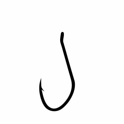 6901 CATFISH #4/0 BLACK NIKEL 6P - 1