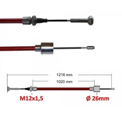 AL-KO 247285 HL 1020mm GL 1216mm Karavan Dingil Fren Teli - 2