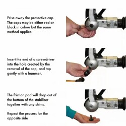 Al-Ko AKS 3004 Sürtünme Balatası Yan Set - 2