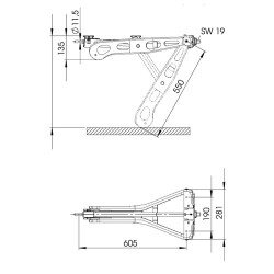 Al-Ko Premium Karavan Destek Ayağı 1250 Kg - 2