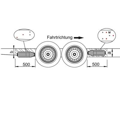 Al-Ko Tandem Karavan Şaseli Mammut M Logolu Tm400 ( Çift Dingil Uyumlu ) - 3