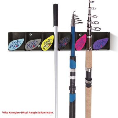 Albastar 6lı Olta Kamışı Asma Aparatı - 5