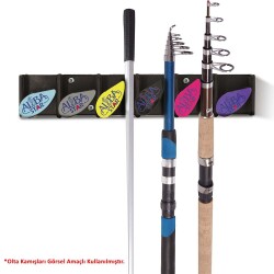 Albastar 6lı Olta Kamışı Asma Aparatı - 2