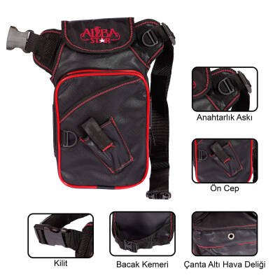 Albastar Çakı Cepli Yan Spin Çantası - 3