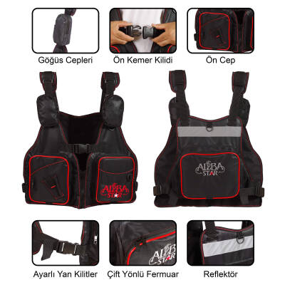 Albastar Çantalı Spin Yeleği - 2