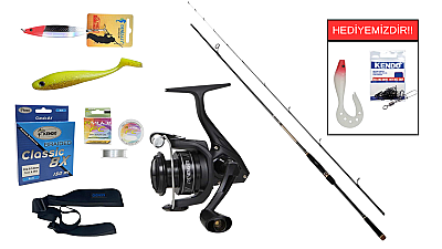 Albastar Dropking 210cm 7-28gr&Okuma Revenger A RV-3000A Spin Seti - 1