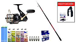 Albastar Motion-F Surf 420cm 100-250Gr&Remixon Venom 9000 5+1BB Surf Seti - Remixon
