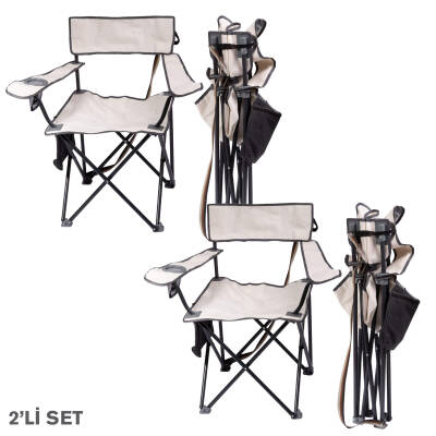 Albastar Soğutuculu ve Bardaklı Kamp Sandalyesi - 166