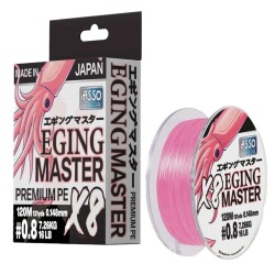 Asso 8X Eging Master PE 8 Örgü İp Misina 120mt Pink - Asso