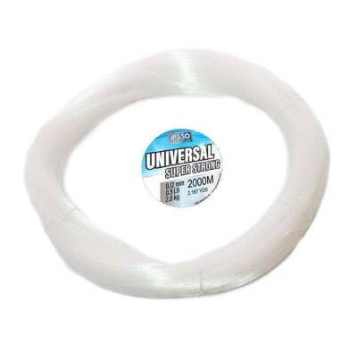 Asso Universal Çile 2000mt Monofilament Misina Beyaz - 1