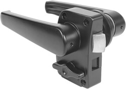 Babarvy Banyo Kapı Kolu ve Kilidi Siyah - Babarvy