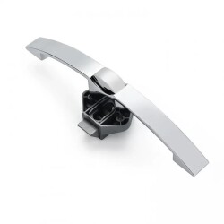 Babarvy Bas Aç Kulplu Ortadan Bas Aç 16 cm Dolap/Çekmece Kilidi (Krom) - Babarvy