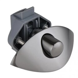 Babarvy Bas Aç Yarım Ay Dolap/Çekmece Kilidi (Siyah) - Babarvy