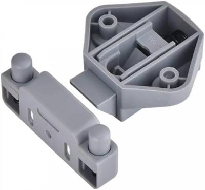 Babarvy Bas Aç Yarım Ay Dolap/Çekmece Kilidi (Siyah) - 3