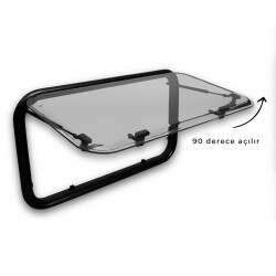 Babarvy Cam Amortisörlü - 90° açılır - Babarvy