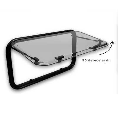 Babarvy Cam Amortisörlü - 90° açılır - 1