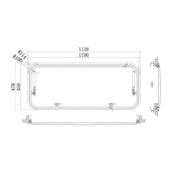 Babarvy Cam Amortisörlü - 90° açılır - 17
