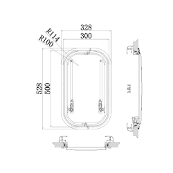 Babarvy Cam Amortisörlü - 90° açılır - 32
