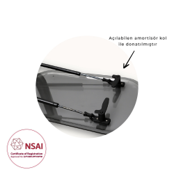 Babarvy Cam Amortisörlü - 90° açılır - 36