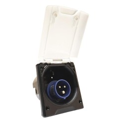 Babarvy Kapaklı 220V Girişi (Beyaz) - Babarvy