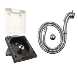 Babarvy Kapaklı Dış Duş Soğuk (Beyaz) - Babarvy