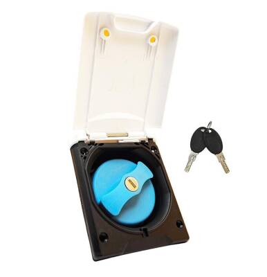 Babarvy Kapaklı Temiz Su Girişi Kilitli (Beyaz) - 1