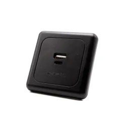 Babarvy Type-C ve Usb Priz ( Siyah ) - 1