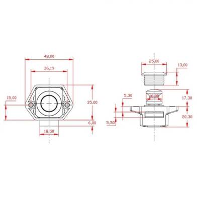 Babary Bas Aç Yuvarlak Küçük Dolap/Çekmece Kilidi (Satin Nikel) - 3