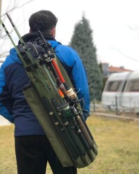 Balıkçı Kamış Ve Olta Taşıma Sırt Çantası - 2