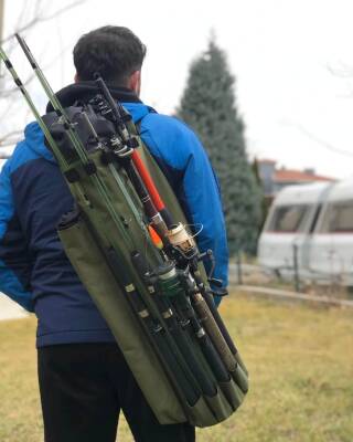 Balıkçı Kamış Ve Olta Taşıma Sırt Çantası - 2