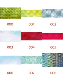 Balzer 15940 Yaldız Hologamlı Sticker 75x145cm 2li Paket - 10