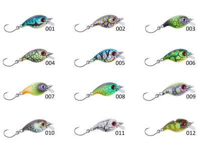 Balzer 16093 Trout Wobbler UV Active Floating 3cm Maket Balık Suni Yem - 12