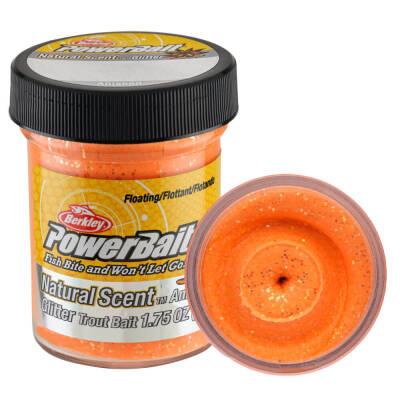 Berkley Powerbait Natural Glitter Trout Bait Bloodworm Sahte Yem - 1