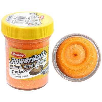 Berkley Powerbait Natural Glitter Trout Bait Crustacea Sahte Yemi - 1