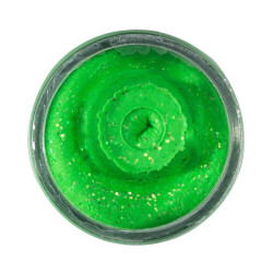 Berkley Powerbait Natural Glitter Trout Bait Garlic Sahte Yemi Spring Green - 1
