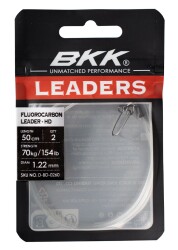 BKK Fluorocarbon leader-HD Stay Lock Snap - BKK