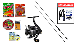 Captain 1348 İndigo Carbo-X 228cm 1-7gr&Okuma Revenger A RV-C2000A LRF Seti - Captain