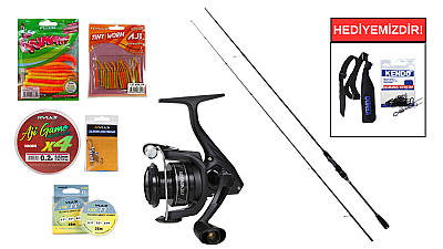 Captain 1348 İndigo Carbo-X 228cm 1-7gr&Okuma Revenger A RV-C2000A LRF Seti - 1