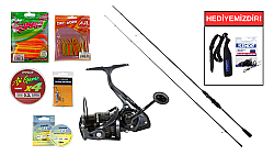 Captain 1348 İndigo Carbo-X 228cm 1-7gr&Ryuji Airlight X 1000S 6+1BB LRF Seti - Captain