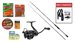 Captain 1348 İndigo Carbo-X 228cm 1-7gr&Ryuji Voltage 800 5+1 LRF Seti - Ryuji