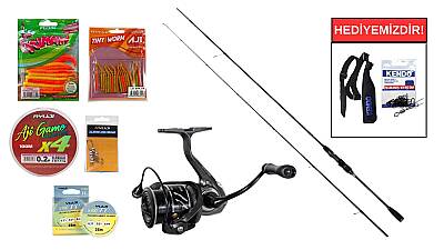 Captain 1348 İndigo Carbo-X 228cm 1-7gr&Ryuji Voltage 800 5+1 LRF Seti - 1