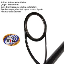 Captain 1368 Rubby 2 Parça Spin Kamış 5-20gr Atar - 2