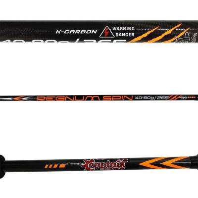 Captain 1369 Regnum 265cm 2 Parça Spin Kamış 40-80gr Atar - 2