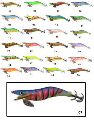 Captain 3017 Kalamar Zokası 10cm Wanted UV Squid Size 25 - 23