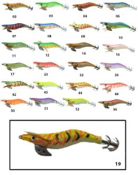 Captain 3017 Kalamar Zokası 10cm Wanted UV Squid Size 25 - 5